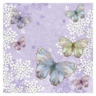 PAQUETE 20 SERVILLETAS 33X33CM FARFALLA LILAC