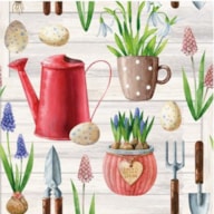 PAQUETE 20 SERVILLETAS 33x33CM JARDINAGEM 380033