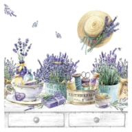 PAQUETE 20 SERVILLETAS 33X33CM LAVANDER FARM IN PROVENCE