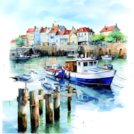 PAQUETE 20 SERVILLETAS 33x33CM PUEBLO MARINERO 370090