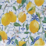 PAQUETE 20 SERVILLETAS 33X33CM MEDITERRANEAN LIMONS
