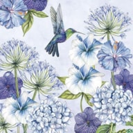 PAQUETE 20 SERVILLETAS 33X33CM HUMMINGBIRD