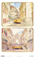 PAPEL ARROZ 54X33CM LISBOA V  PFY-15513