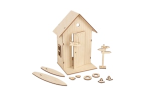 Wood build.kit Beach FSC Mix Credit, natural, 10,5x9,.6x17cm