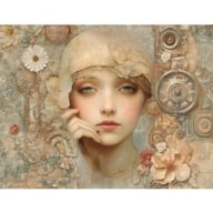 TRANSFER DTF TEXTIL 25X30CM THE VINTAGE 20´S ARTIS DECOR