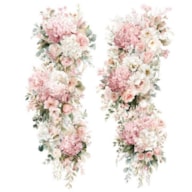 TRANSFER DTF TEXTIL 25X30CM GRINALDAS FLORAIS 2 ARTIS DECOR