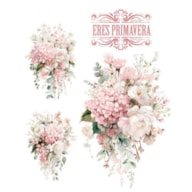 TRANSFER DTF TEXTIL 25X30CM PRIMAVERA ARTIS DECOR