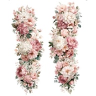 TRANSFER DTF TEXTIL 25X30CM GRINALDAS FLORAIS 1 ARTIS DECOR