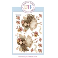 TRANSFER DTF-083G 20X28.5CM HADAS CON FLORES