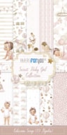 COLECCION 10 PAPEIS SCRAP 15X30CM SWEET BABY GIRL PFY-14459