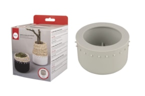 MOLDE SILICONE TAÇA RANHURAS D.11CM x 6.5CM RAYHER
