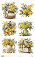 PAPEL ARROZ 54X33CM MIMOSAS VI PFY-16026