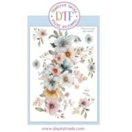 TRANSFER DTF-079P 14.28X19CM FLORES