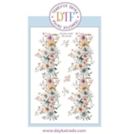 TRANSFER DTF-081P 14.28X19CM FLORES