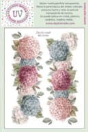 STICKER MULTISUPERFICIE TRANSP. UV-066 14.28X19CM HORTENSIAS