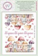 STICKER MULTISUPERFICIE TRANSP. UV-108 11.4X14.3CM CASAS