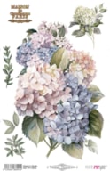 THERMO TRANSFERS 20X30CM HYDRANGEAS PFY-16094