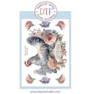 TRANSFER DTF-092G 20X28.5CM  GALLO AZUL