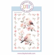 TRANSFER DTF-122P 14.28X19CM RAMAS CON PAJAROS