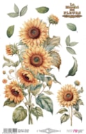THERMO TRANSFERS 20X30CM SUNFLOWERS PFY-16102