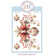 TRANSFER DTF-066P 14.28X19CM BOLAS NAVIDAD