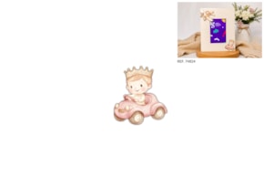 SET 6 CHICOS NO COCHE 6.4X7X0.3CM MDF