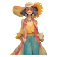TRANSFER DTF TEXTIL 25X30CM SPRING LADIES 6 ARTIS DECOR
