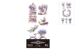 DECOR TRANSFERS 15X30CM LAVENDER PFY-16462