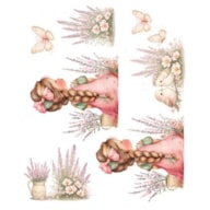 TRANSFER DTF TEXTIL 25X30CM SPRING ESSENCE ARTIS DECOR