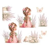 TRANSFER DTF TEXTIL 25X30CM SPRING ESSENCE ARTIS DECOR