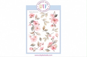 TRANSFER DTF-121P 14.28X19CM RAMA DE FLORES