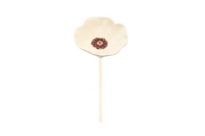 FLOWER D.7.5 X 24CM WHITE