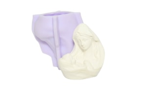 SILICON MOLD MOTHER WITH CHILD 7x5x8CM MLD