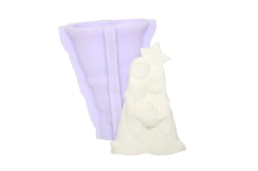 SILICON MOLD NATIVITY FAMILY  6x3x8CM MLD