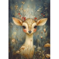 TRANSFER DTF TEXTIL 25X30CM CHRSITMAS REINDEER ARTIS DECOR