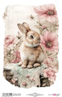 THERMO TRANSFERS 20X30CM FARM & FLOWERS RABBITS PFY-16115