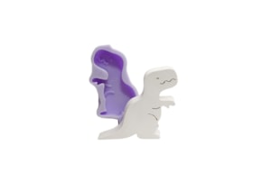 MOLDE SILICONE DINOSAURIO 9x9x2CM MLD334