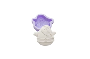 MOLDE SILICONE PAPA NOEL 8X7.5X2.5CM  MLD339