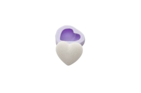 MOLDE SILICONE CORAZON 5X4.5X2.5CM  MLD347