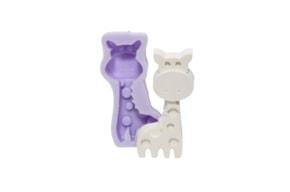 MOLDE SILICONE JIRAFA 9X4X2CM  MLD350