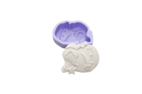 MOLDE SILICONE PAPA NOEL 8X6.5X2.5CM  MLD353