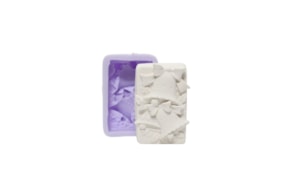 MOLDE SILICONE PLACA CON CAMPANAS 7.5X4.5X3CM  MLD355
