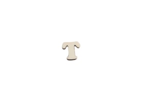 SET 12 LETTERS  T 1.7x1.5x0.4CM  POPLAR WOOD