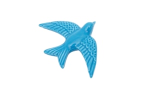 SWALLOW 15.5X11X3.5CM BLUE