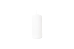 CANDLE D.4X9CM WHITE