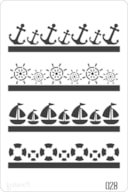 PLANTILLA 20X30CM 028 MAR