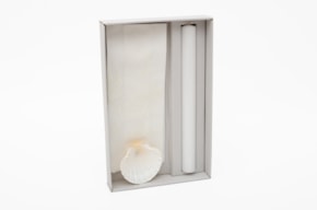 SET CHAPTER , TOWEL , CANDLE 30CM