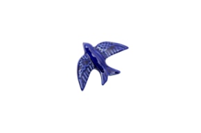 GOLONDRINA 8.5X6X2.2CM AZUL COBALTO