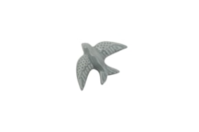 GOLONDRINA 8.5X6X2.2CM CINZA