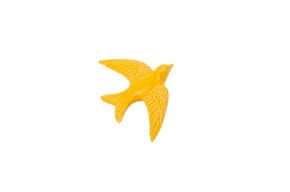 ANDORINHA 11.5X8X2.5CM AMARELO